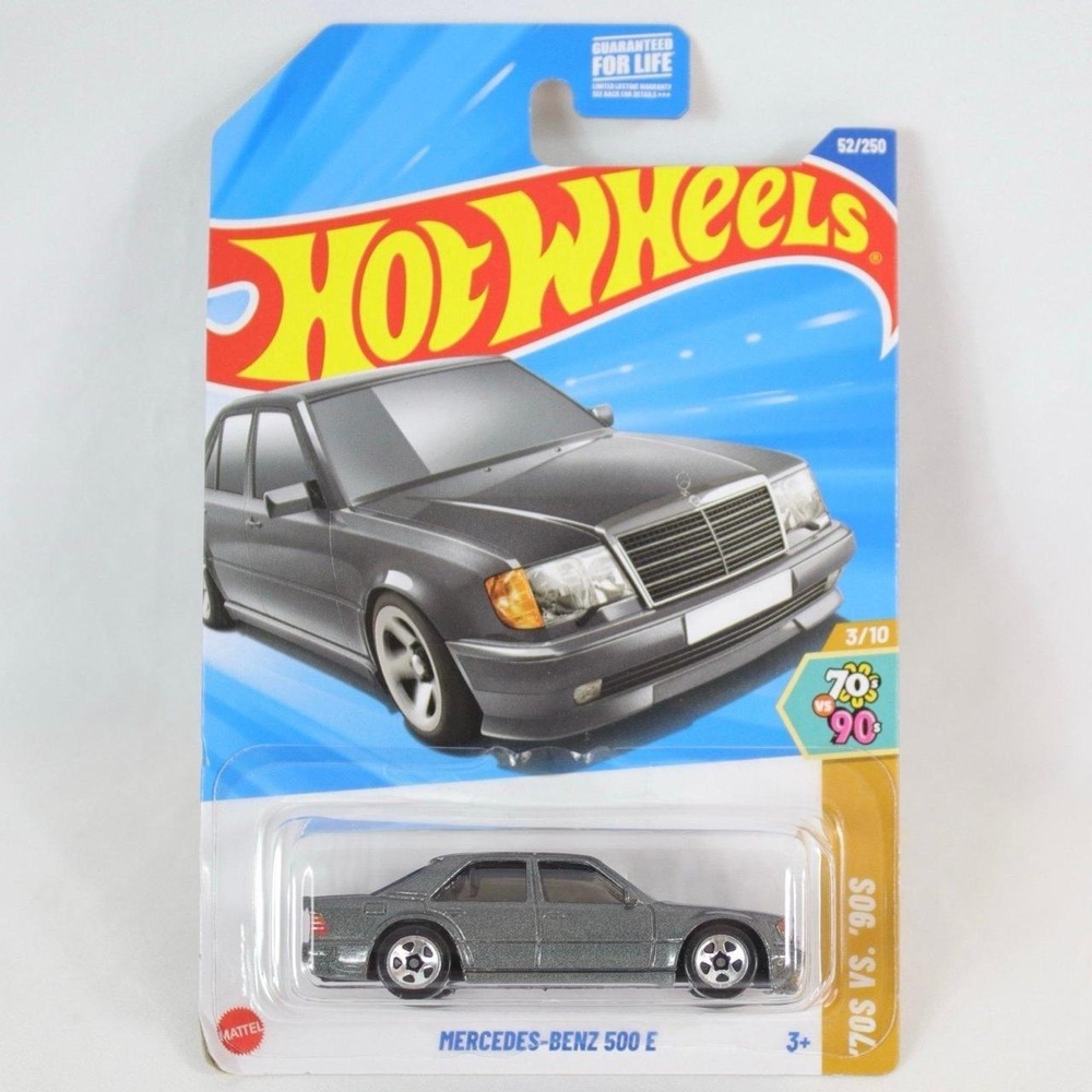Hot‎ Wheels Gray Mercedes-Benz 500 E Toy Car - NEW